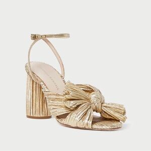 Loeffler Randall Gold Metallic Heels